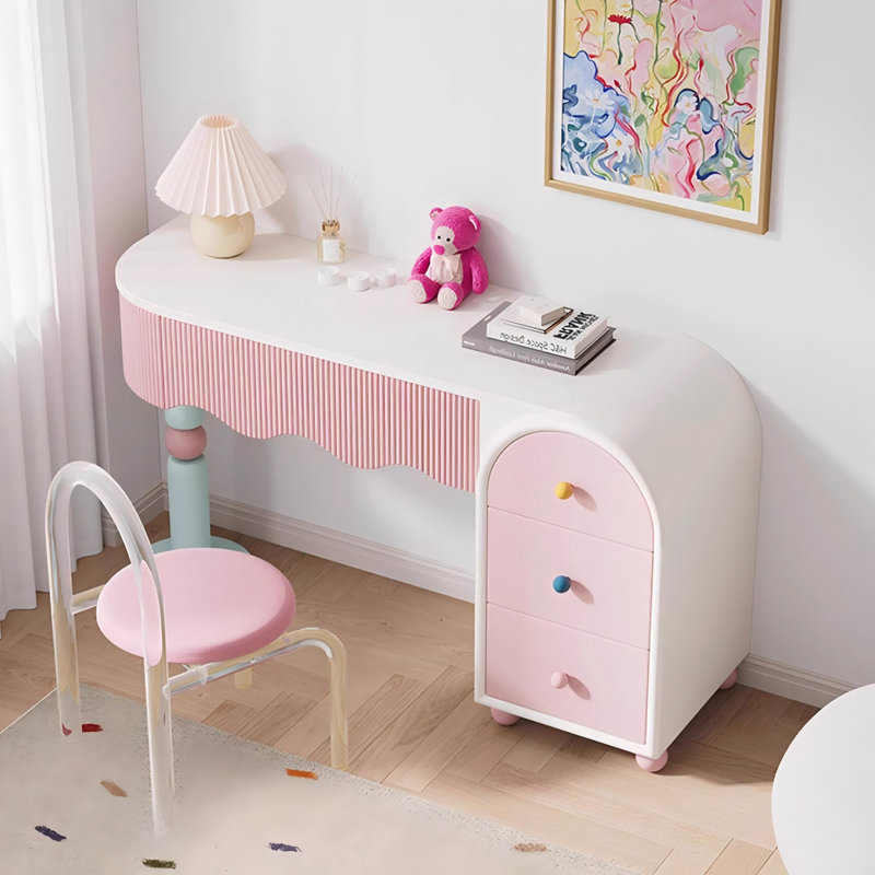 Meuble-lavabo moderne 47,24 po et commode avec tabouret de maquillage