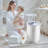 20L Towel Warmer Bucket with LED Light Timer and Temperature Setting Gray