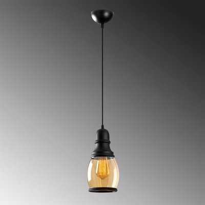 1 - Light Black Unique/Statement Pendant