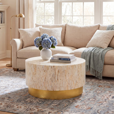 Bavani Round Drum Coffee Table