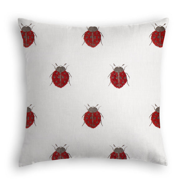 Housse et insert de coussin carré 100% coton Costas, 18 po x 18 po