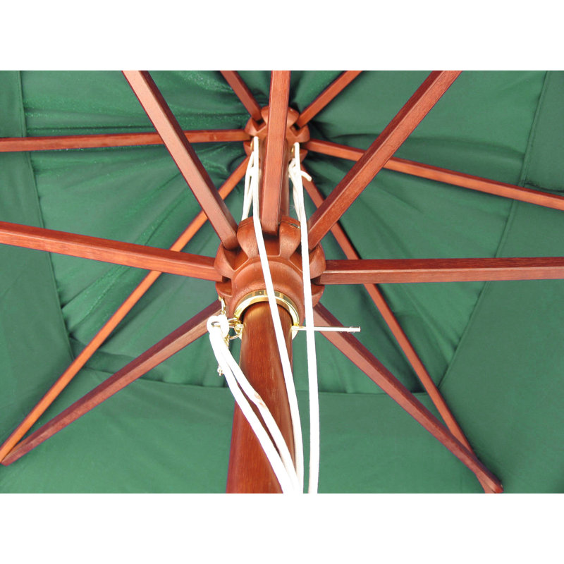 Fontenot 300cm Market Parasol, Green