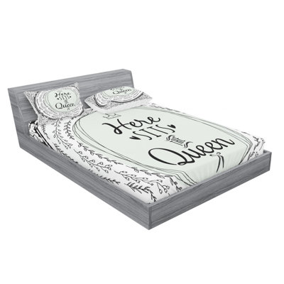 Microfiber Floral Sheet Set