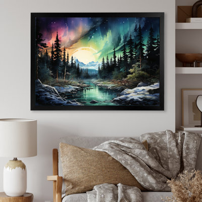 " Northern Lights Aurora Mirage "