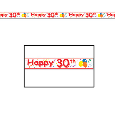 Ruban adhésif «Happy 30th Happy Birthday»