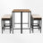 4 - Person Rectangular Outdoor Counter Height Dining Set