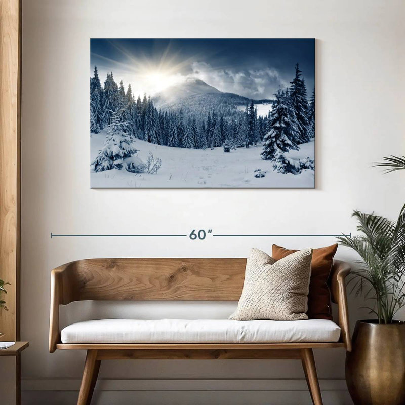 Alvord Winter Landscape Sunlight, 30" H x 45" W