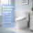 Smart Bidet Seat with Radar Auto Open/Close, Instant Heating, Warm Wash & Dry, LED Display, Side Knob Control