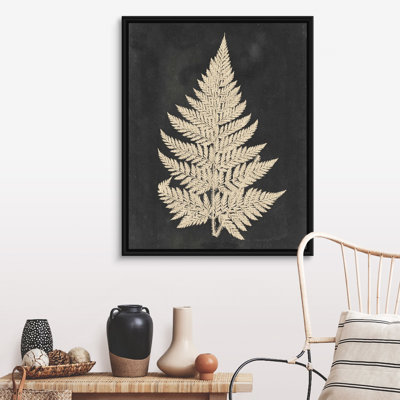 Linen Fern I, art mural sur toile