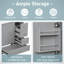 Meuble-lavabo simple 30 po avec plateau en céramique Daisy-811195087
