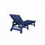 Chaise longue d'extérieur avec table d'appoint-498850607