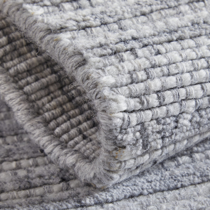 Chartrand Hand Woven Indoor/Outdoor Area Rug, Runner 2'6" x 8', Gray