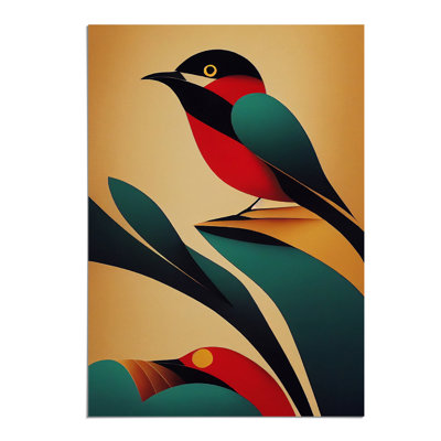 Precious Bird Abstract - Wall Art