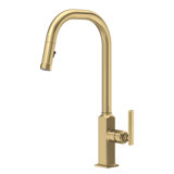 Apothecary Pull-Down Kitchen Faucet With C-Spout