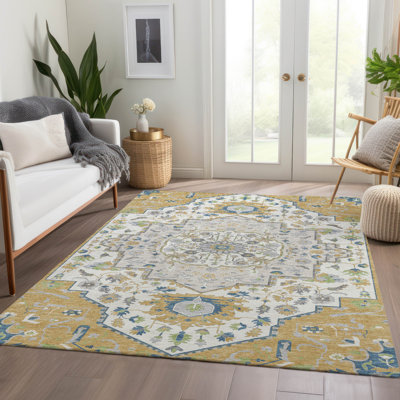 Premium Machine Washable Jelinek AMF985 Oriental Rug