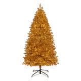 7.5 Ft. Pre-Lit Christmas True Gold Metallic Tree