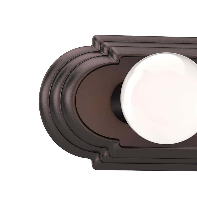  Brandon 5-Light Indoor Antique Bronze Wall Mount Vanity Light Bath Bar, Antique Bronze