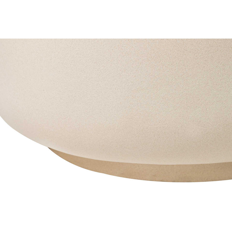 Provenance Signature Outdoor Round Side Table, Sand, Linen