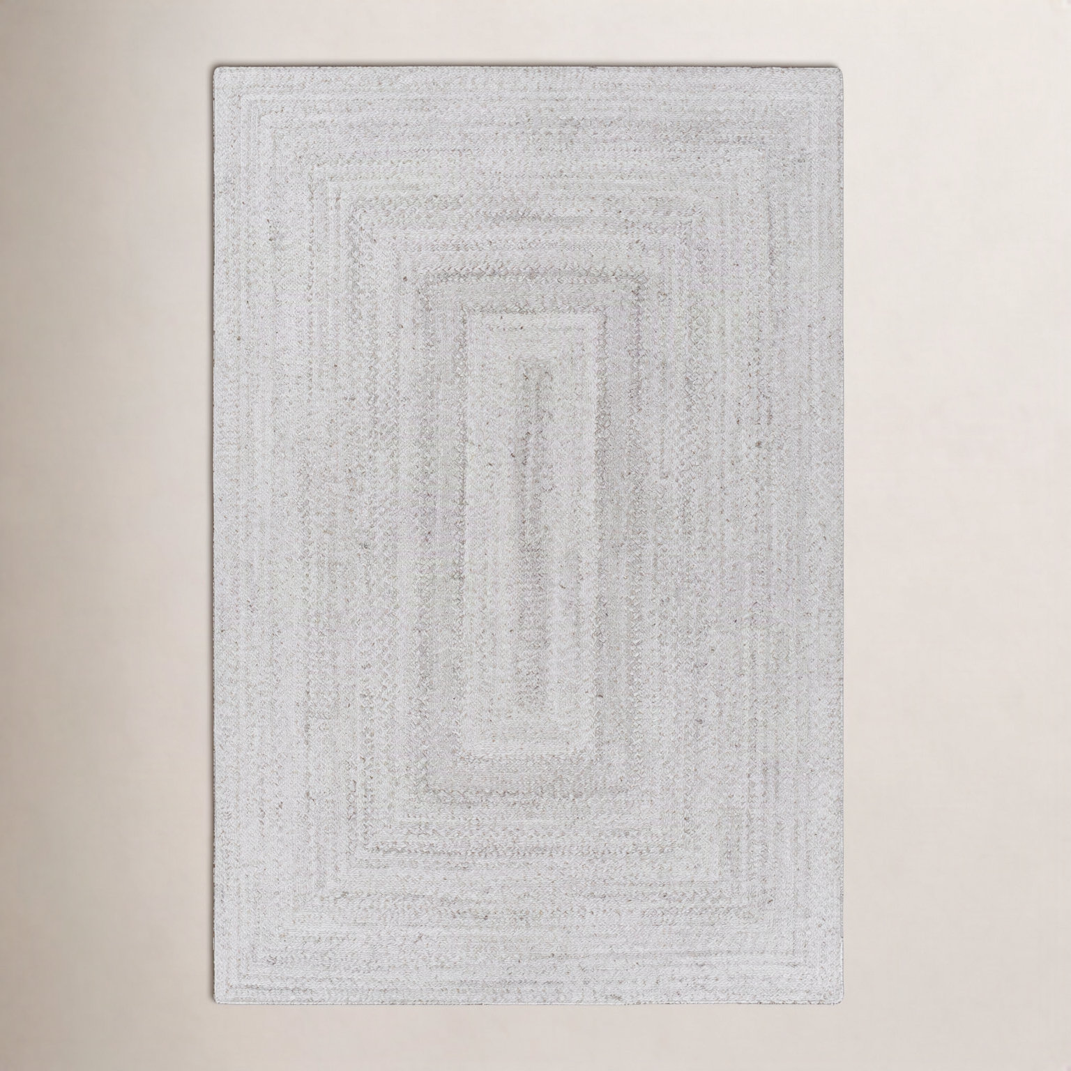 Hinton Cream Hand-Woven Outdoor Rug, Runner 2'6" x 8'