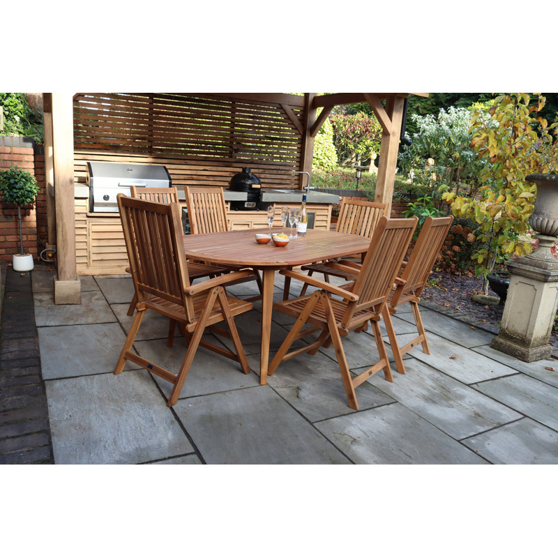 FSC1 Ellipse Table with 6 x Manhattan Recliners
