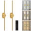 Applique murale moderne à pile 31,5 po à DEL, rechargeable par USB, à intensité variable, télécommande, ensemble de 2-129182477