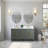 60" Double Bathroom Vanity Set-94811330-94811328