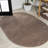 Antto Solid Low-Pile Brown Rug-948032925