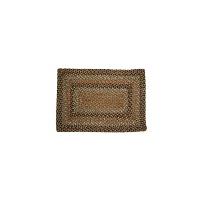 Tapis brun en coton tressé Pomeroy