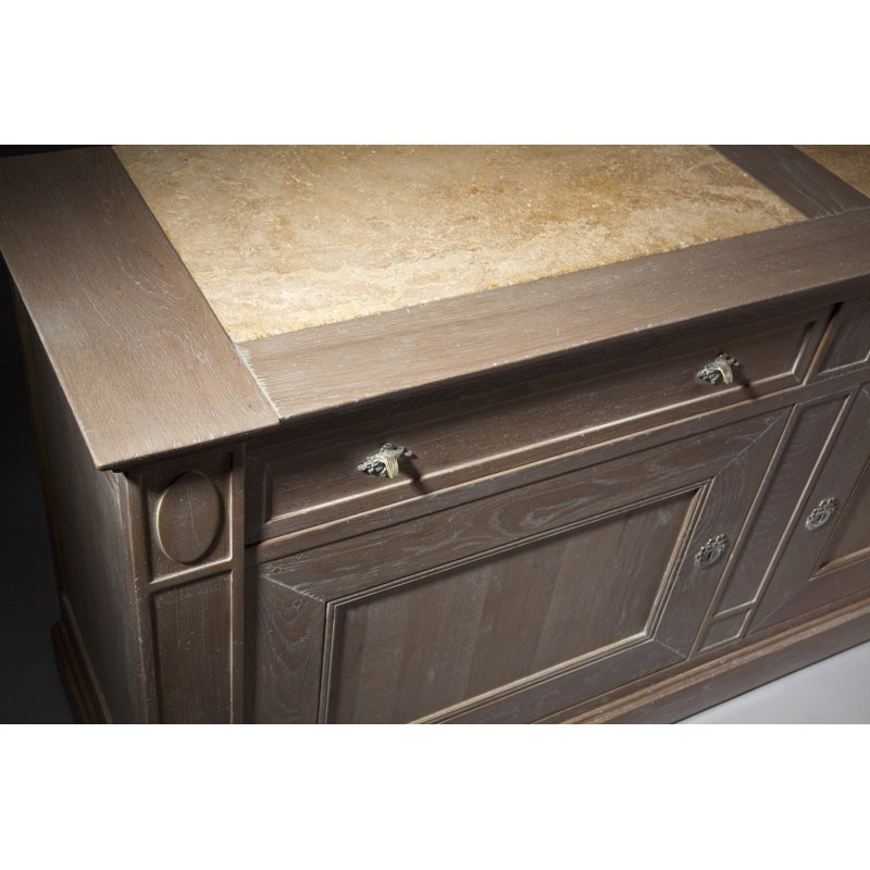 Faubourg 78.7'' W Solid Wood Sideboard