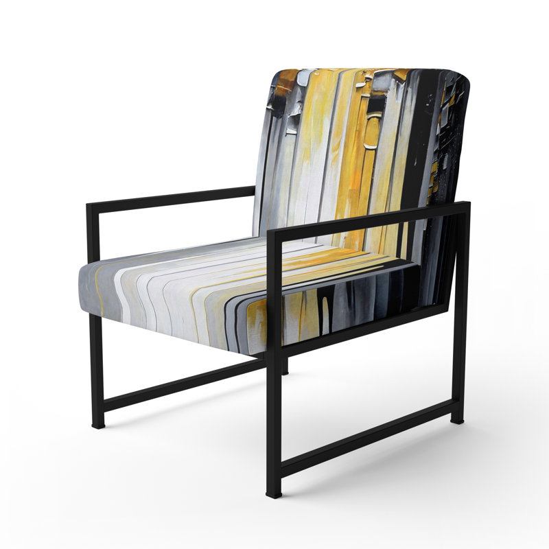 Chaise rembourrée Daidone, Noir, noir, noir, noir