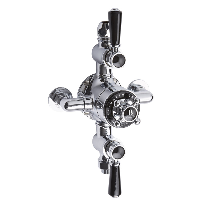 Triple Exposed Thermostatic Shower Valve
