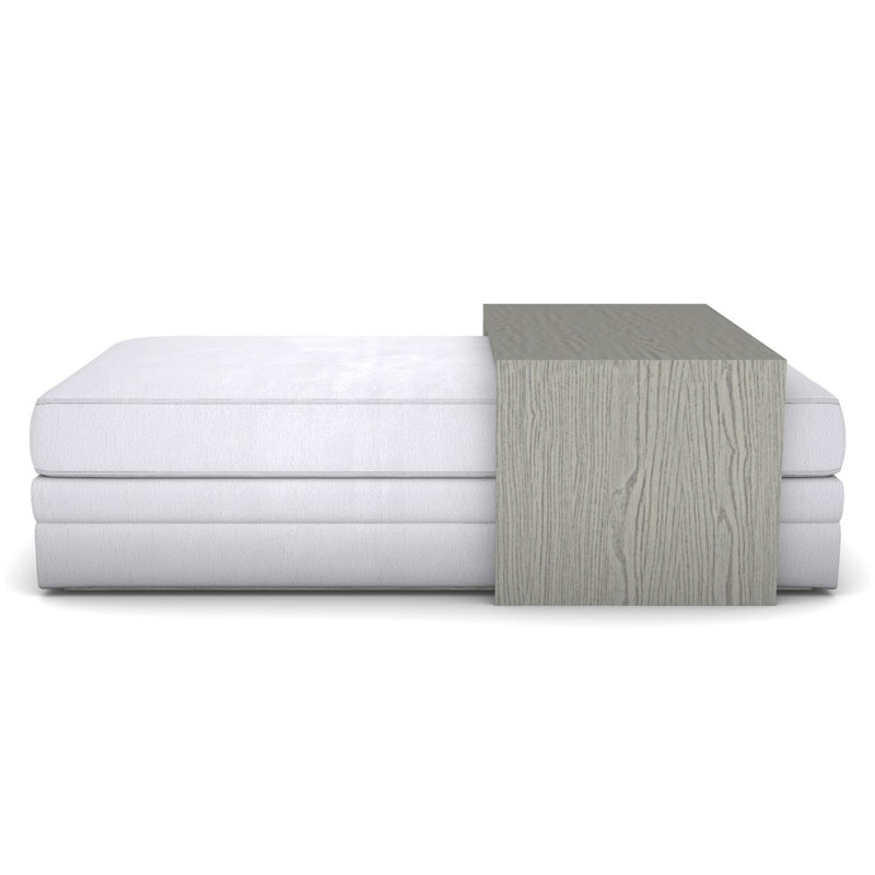 Boyden Bumper with Wide Table, Navada Snow, Dove Gray