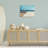 Footprints by Sandy Fence Canvas Wall Art by Ruane Manning-966691127