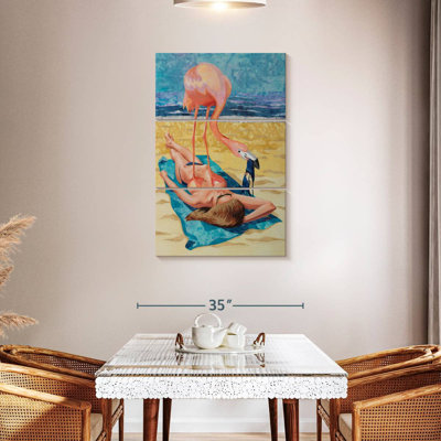 Brampt Flamingo On Sun Bather