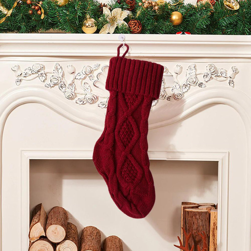 Chaussette de Noël tricotée