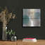 Art mural en métal Brayden Studio «Teal Harmony I» par Flora Kouta-1356801414