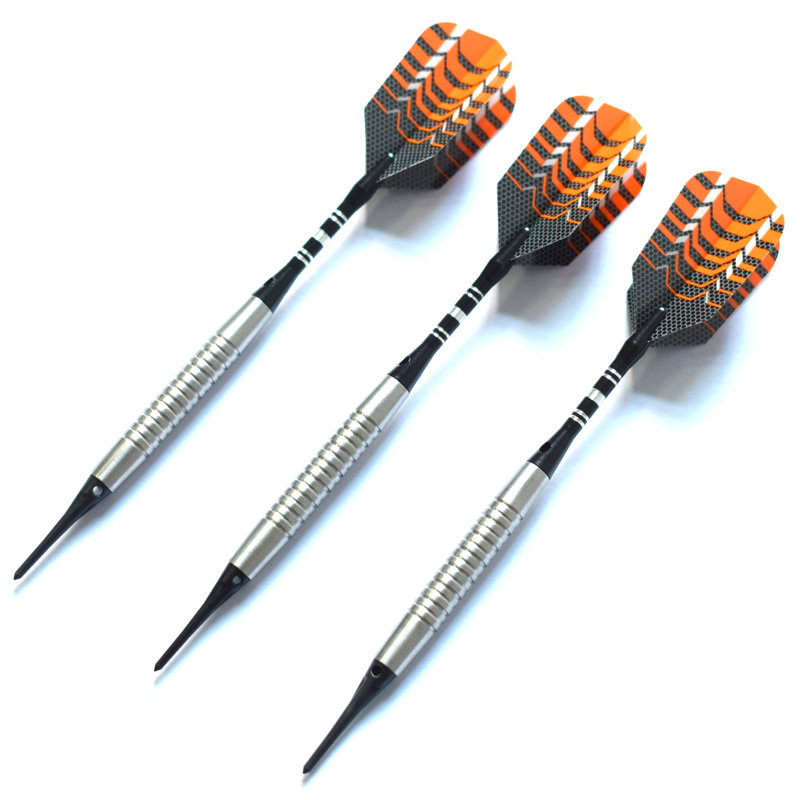 Hathaway Spartan Soft Tip Darts Set, Black