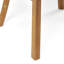 Chaises de salle à manger d'extérieur en bois avec coussins-205860794