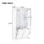 Armoire de rangement pour salle de bain avec portes et tiroirs-432458289