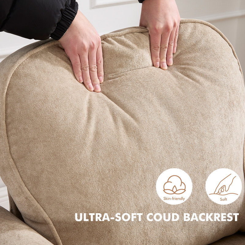 Upholstered Armchair, Brown