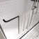 50-54 In. W X 72 In. H Semi-Frameless Double Sliding Shower Door In Matte Black With 1/4 In. Tempered Clear Glass