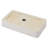 LEPUDAY 14'' White Ceramic Rectangular Bathroom Sink