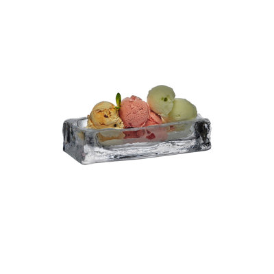 Ice Cube Rectangular Ice Cream Cup