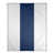 White/Navy Blue