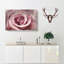 Pretty In Pink Rose Flower - Wrapped Canvas Print-56639559