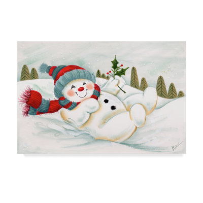 « bonhomme de neige 1 », art sur toile