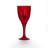 Dublin Crystal Red Goblet Glass 10oz