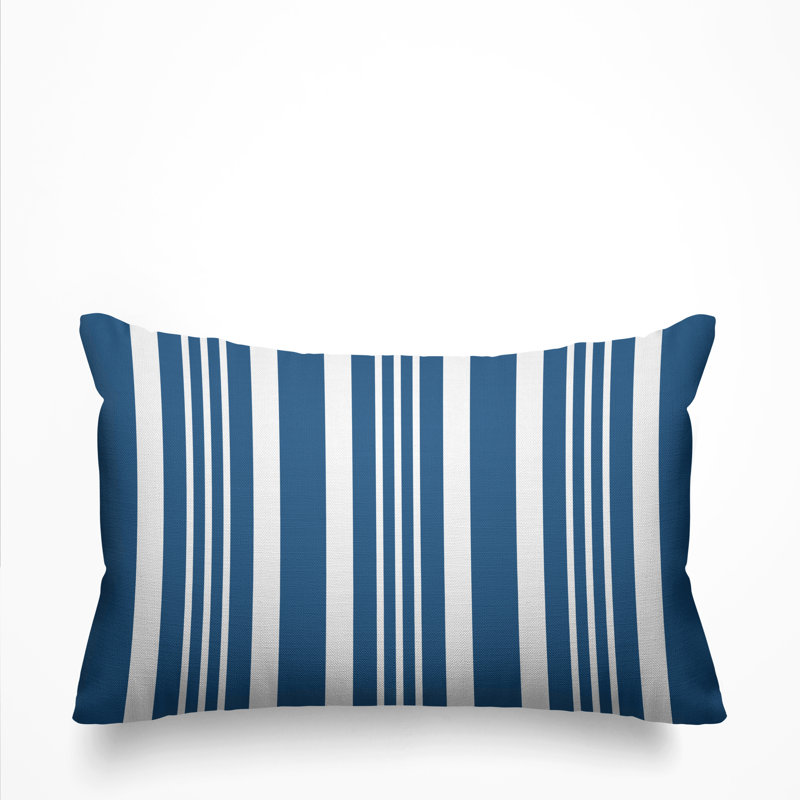 Housse et insert de coussin rectangulaire d'extérieur Healthcliff, Bleu pigeon