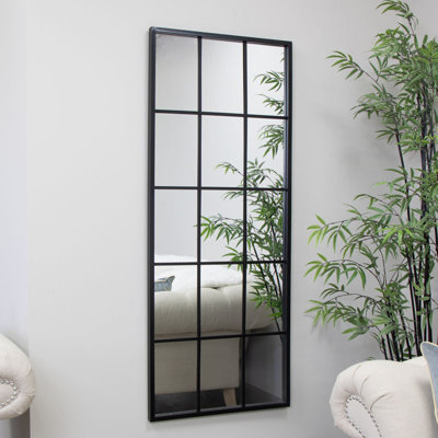 Brodersen Wood Rectangle Wall Mirror