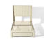 Structure de lit rembourrée avec tiroirs de rangement et port USB Type-C pour chambres d'adolescent-107140570-107140572